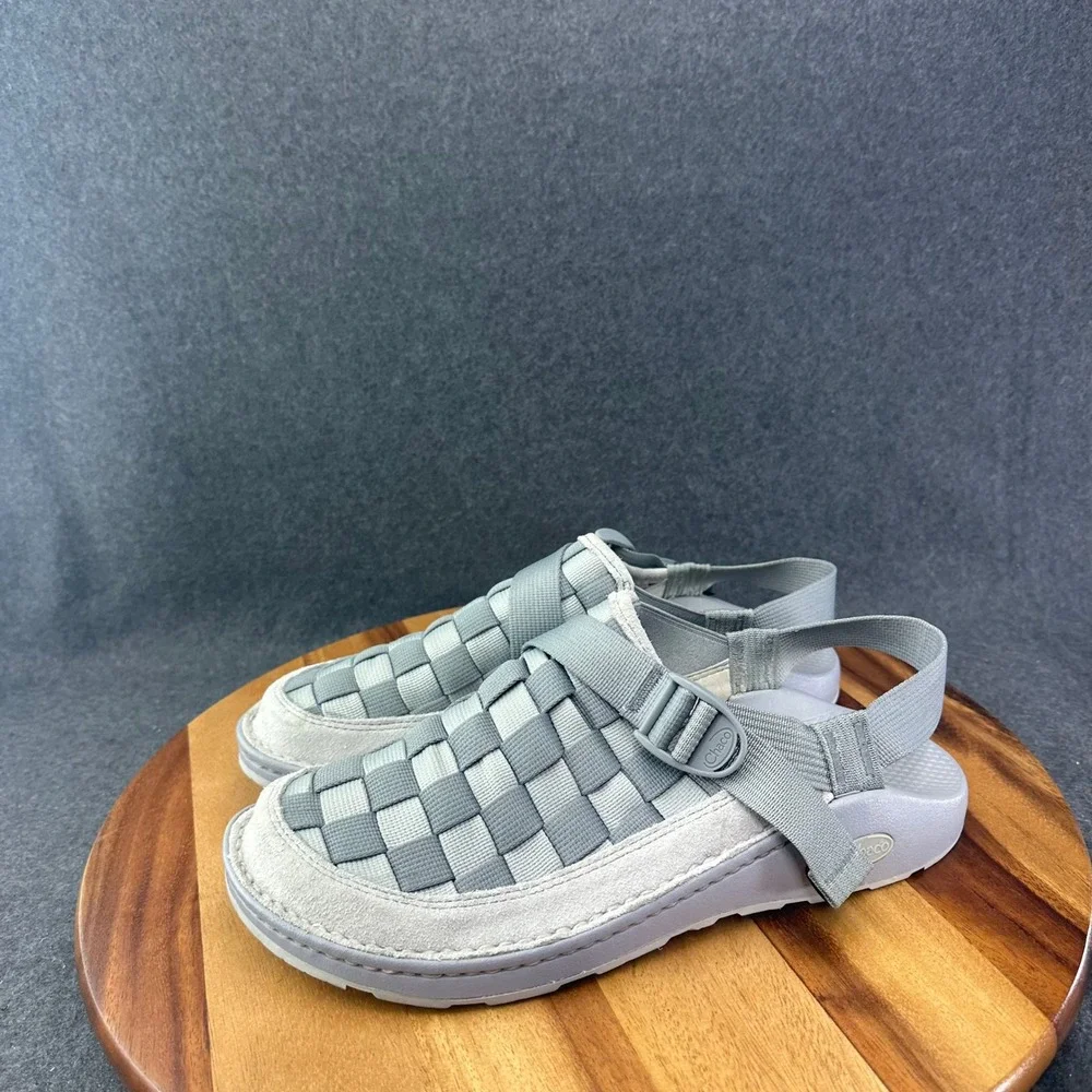 Chaco Mens Canyon Woven Clog Gray Shoes Size 13 JCH103361Z